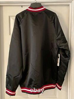 Vintage San Francisco 49ers Black Satin Jacket XXXL Mitchell Ness starter