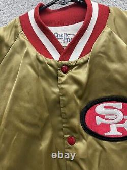 Vintage. San Francisco 49ers. Chalk Line USA. Satin Jacket. Men's Sz XL