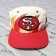 Vintage San Francisco 49ers Double Sharktooth Wool Snapback Hat Cap Rare