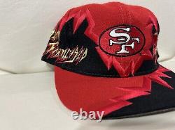 Vintage San Francisco 49ers Drew Pearson 90's Jagged Edge Snapback Hat