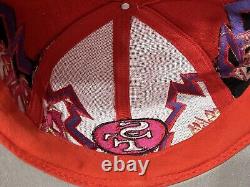 Vintage San Francisco 49ers Drew Pearson 90's Jagged Edge Snapback Hat