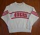 Vintage San Francisco 49ers Football Sweater Cliff Engle 80s Big 2XL Rare! NFL