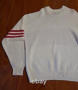 Vintage San Francisco 49ers Football Sweater Cliff Engle 80s Big 2XL Rare! NFL