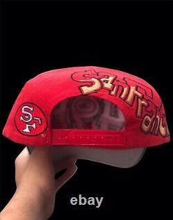 Vintage San Francisco 49ers Graffiti TOW Rare 90's snapback hat Wool