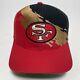 Vintage San Francisco 49ers Hat Cap Splash LOGO ATHLETIC Black Dome NFL Snapback