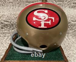 Vintage San Francisco 49ers Helmet Lamp, Turf Base, Excellent Works