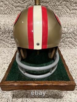 Vintage San Francisco 49ers Helmet Lamp, Turf Base, Excellent Works