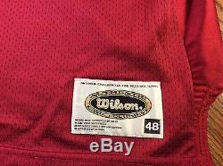 Vintage San Francisco 49ers J. J. Stokes Wilson Jersey Sz 48 50 Years 1946-1996