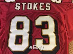 Vintage San Francisco 49ers J. J. Stokes Wilson Jersey Sz 48 50 Years 1946-1996