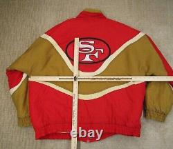 Vintage San Francisco 49ers Jacket Men Extra Large Red Gold Apex One Pro Line