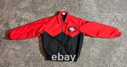 Vintage San Francisco 49ers Jacket Snap Made In The USA- Size XL X-Large- Read