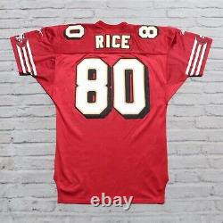 Vintage San Francisco 49ers Jerry Rice Football Jersey Authentic Sewn Pro Cut