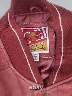 Vintage San Francisco 49ers Leather Jacket Size XL G-lll G3 Carl Banks Rare Read