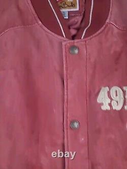 Vintage San Francisco 49ers Leather Jacket Size XL G-lll G3 Carl Banks Rare Read