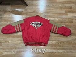 Vintage San Francisco 49ers Logo 7 Puffer Jacket Size X-Large