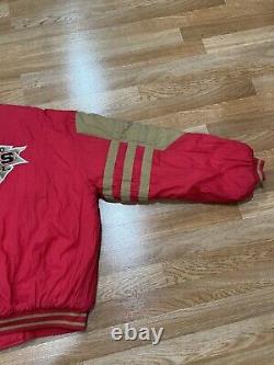 Vintage San Francisco 49ers Logo 7 Puffer Jacket Size X-Large