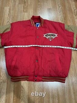 Vintage San Francisco 49ers Logo 7 Puffer Jacket Size X-Large