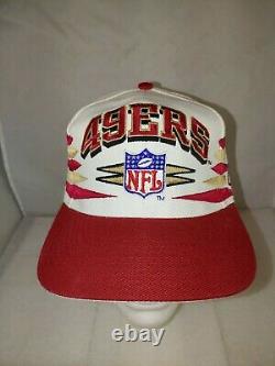 Vintage San Francisco 49ers Logo Athletic Diamond Pro Line Snapback Hat Cap NEW
