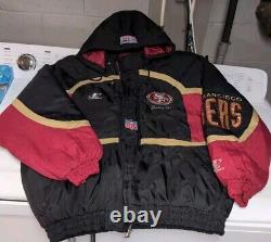 Vintage San Francisco 49ers Men's NFL Pro Line Authentic Jacket Size XL