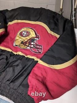 Vintage San Francisco 49ers Men's NFL Pro Line Authentic Jacket Size XL