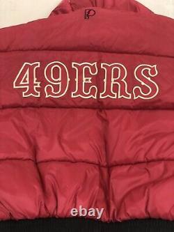 Vintage San Francisco 49ers NFL Pro Layer Reversible Winter Coat with Tags! L