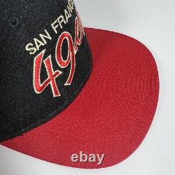 Vintage San Francisco 49ers NFL Sports Specialties Snapback Hat Cap Wool