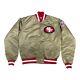 Vintage San Francisco 49ers NFL Starter Jacket Satin Gold Bomber Made In USA M