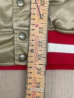 Vintage San Francisco 49ers NFL Starter Jacket Satin Gold Bomber Made In USA M