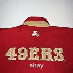 Vintage San Francisco 49ers NFL Starter Proline Authentic Jacket Size Large