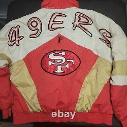 Vintage San Francisco 49ers Pro Player By Daniel Young Winter Jacket XL