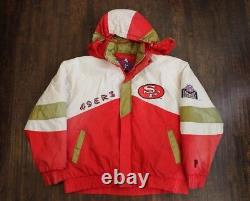 Vintage San Francisco 49ers Pro Player Winter Heavyweight Jacket Sz. L Retro
