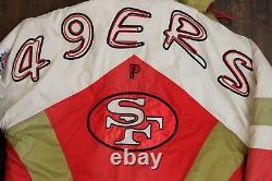 Vintage San Francisco 49ers Pro Player Winter Heavyweight Jacket Sz. L Retro