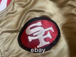 Vintage San Francisco 49ers ProLine Starter Satin Bomber Jacket Sz XL USA Made