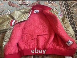 Vintage San Francisco 49ers ProLine Starter Satin Bomber Jacket Sz XL USA Made