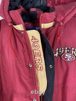 Vintage San Francisco 49ers Puffer Jacket Size 2XL NWT NOS with Tags