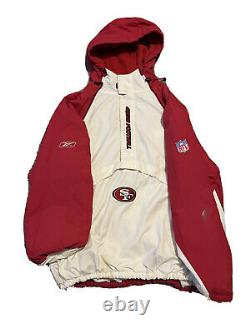 Vintage San Francisco 49ers Pullover Jacket Men's Size 2XL