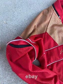 Vintage San Francisco 49ers Red Track Suit 80s 90s Rare UnZips To Shorts