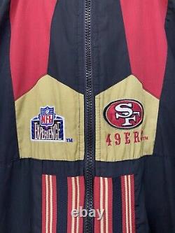 Vintage San Francisco 49ers Reversible Puffer Jacket Mens 2XL Pro Player 90s NFL