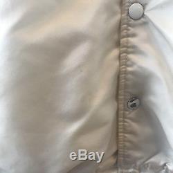 Vintage San Francisco 49ers Satin Starter Jacket White XL Good Condition