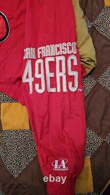 Vintage San Francisco 49ers Sharktooth Pro Line Jacket Size M Windbreaker NFL