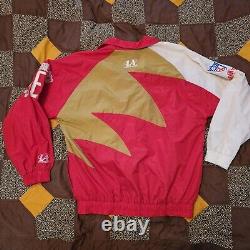 Vintage San Francisco 49ers Sharktooth Pro Line Jacket Size M Windbreaker NFL