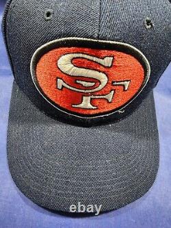 Vintage San Francisco 49ers Sports Specialties Hat Black Plain Logo Snapback Cap