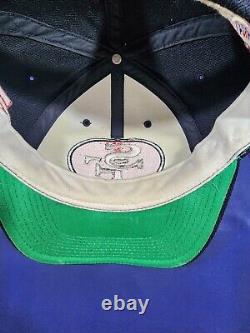 Vintage San Francisco 49ers Sports Specialties Hat Black Plain Logo Snapback Cap