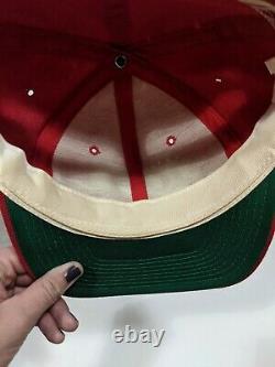 Vintage San Francisco 49ers Sports Specialties Script Hat Wool Snapback Red Used