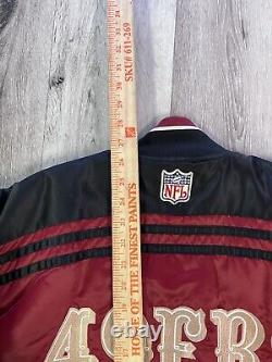 Vintage San Francisco 49ers Starter Jacket Medium Satin SF 90s Pro Line NFL VTG