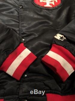 Vintage San Francisco 49ers Starter Satin Jacket Size Large