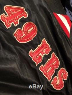 Vintage San Francisco 49ers Starter Satin Jacket Size Large