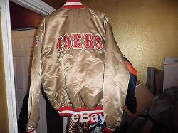 Vintage San Francisco 49ers Throwback Satin Starter Jacket xxl 2xl Mint