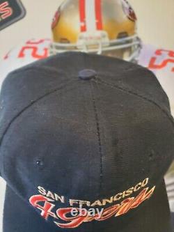 Vintage Sports Specialties San Francisco 49ers Snapback Hat cap script vtg wool