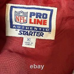 Vintage Starter Pro Line SAN FRANCISCO 49ers Pull Over Jacket 80s 90s XL USA